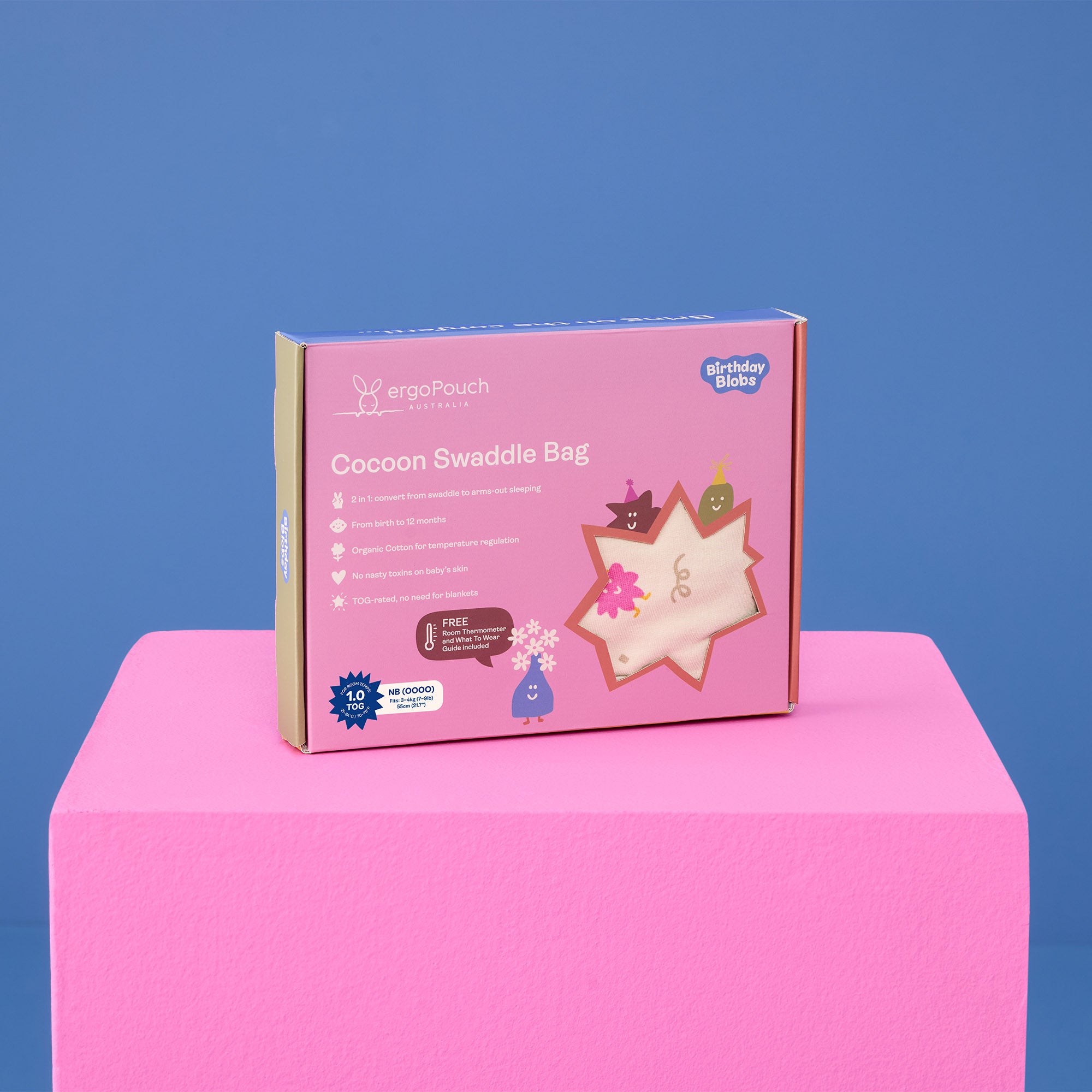 コクーンスワドルバッグ バースデーブロブズ　数量限定