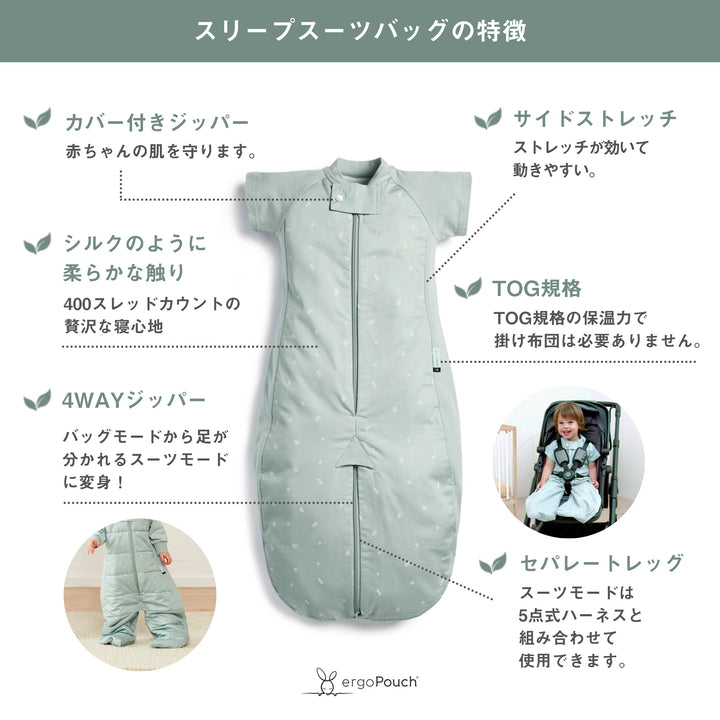 【1歳～おすすめ】キッズ用スリーパー - Sleep Suit Bag 0.3 TOG（スリープスーツバッグ）　特徴