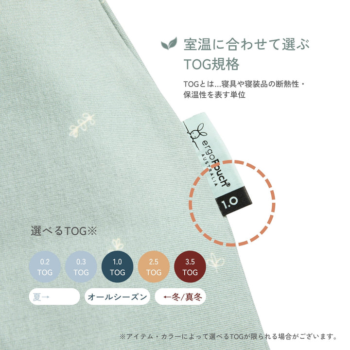TOGとは　室温に合わせて選ぶTOG規格